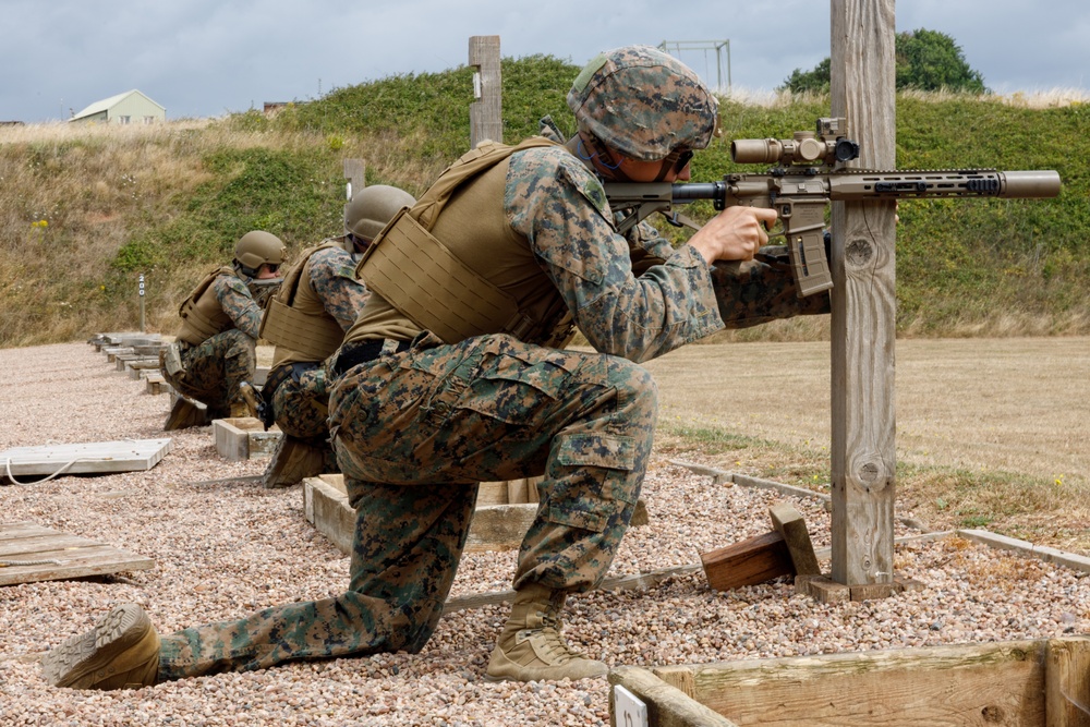 MCST Shoots with Royal Marines