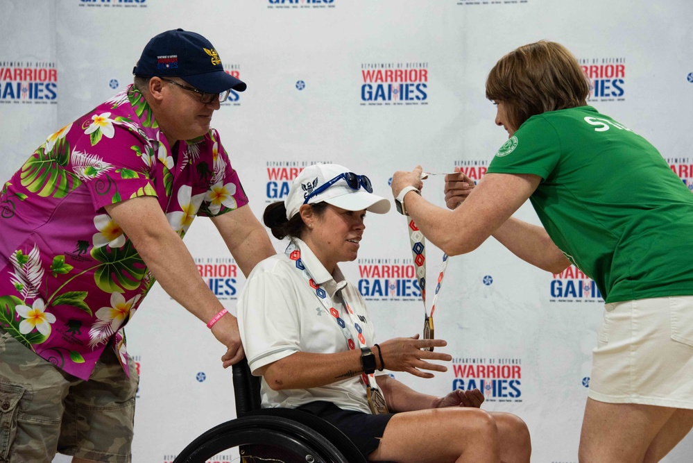 Team Navy awarded rowing medals for Warrior Games 2025