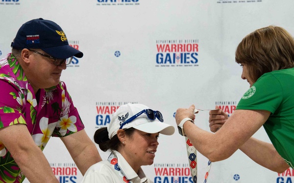 Team Navy awarded rowing medals for Warrior Games 2025