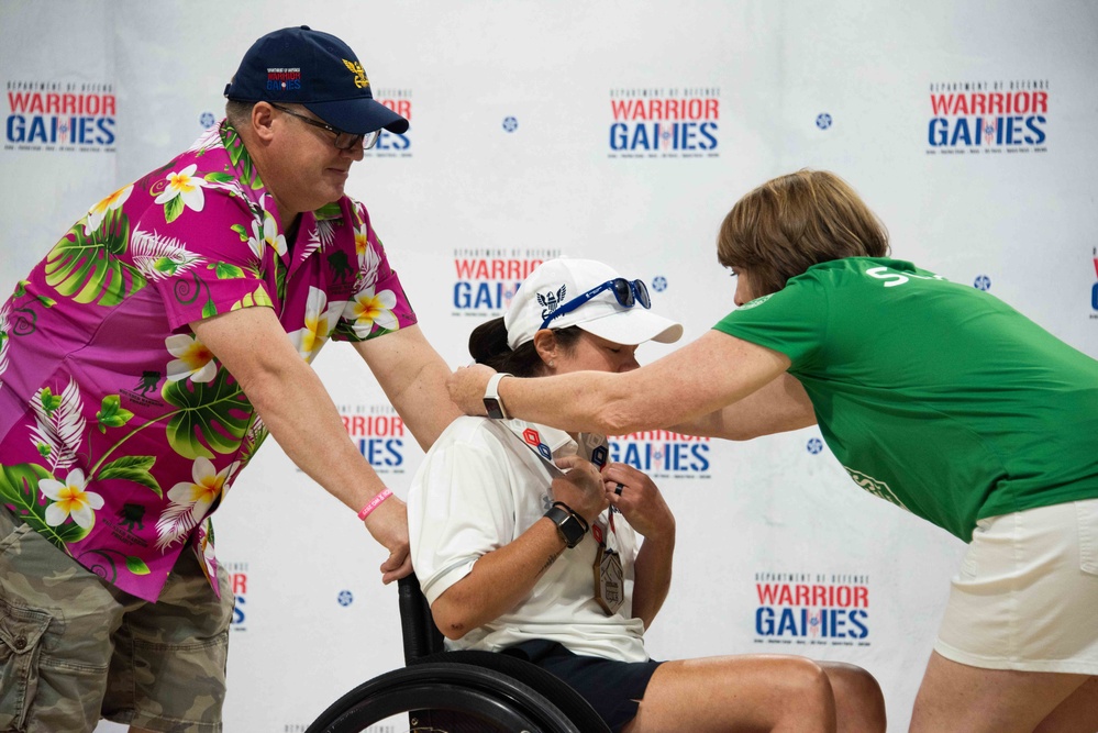 Team Navy awarded rowing medals for Warrior Games 2025