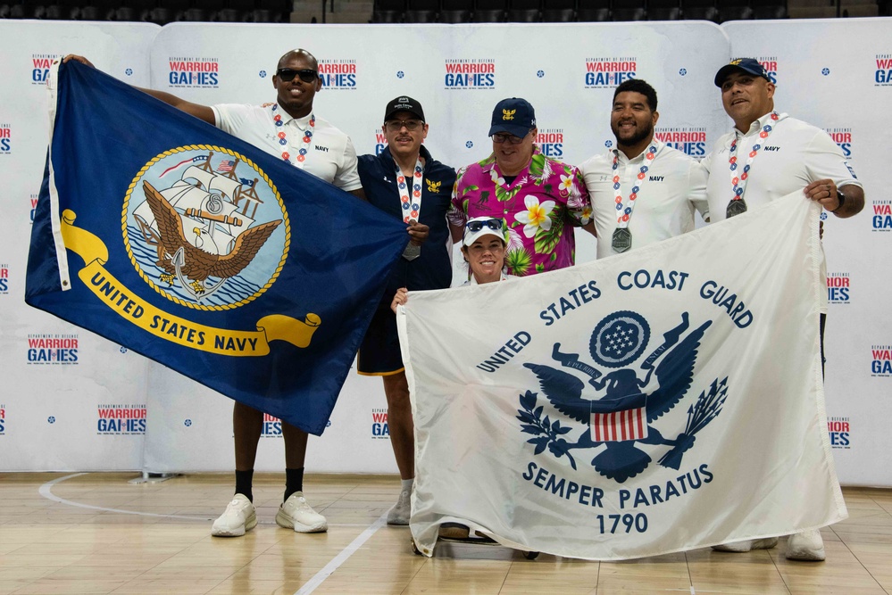 Team Navy awarded rowing medals for Warrior Games 2025