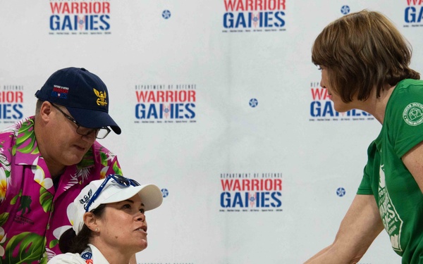 Team Navy awarded medals for rowing during Warrior Games 2025