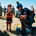 U.S. Navy Leap Frogs Jump Into Ft. D.A. Russell Days