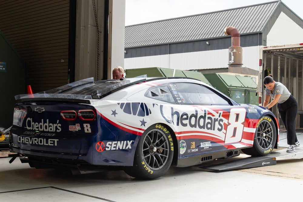 NASCAR driver Kyle Busch comes to Dover AFB