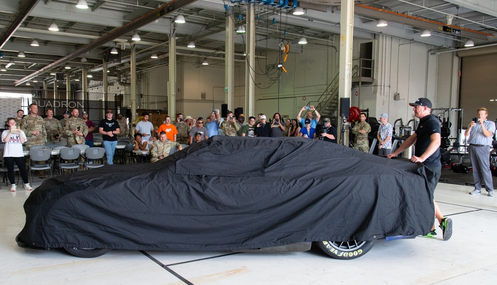 NASCAR driver Kyle Busch comes to Dover AFB