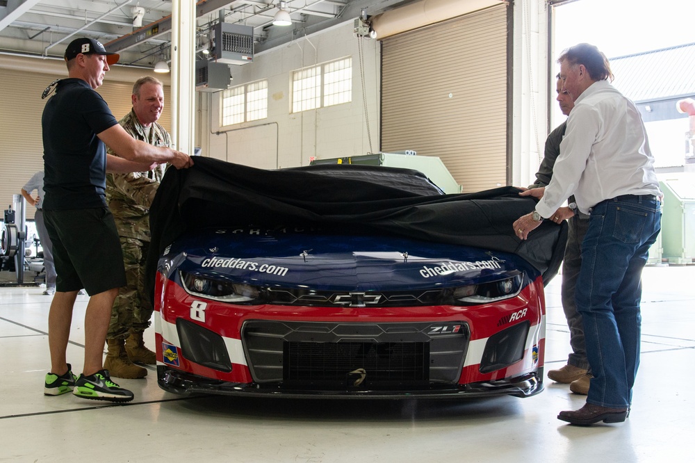 NASCAR driver Kyle Busch comes to Dover AFB