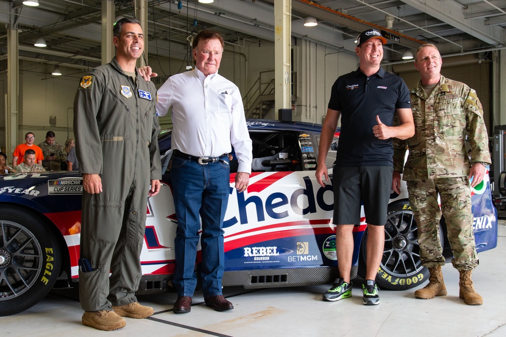 NASCAR driver Kyle Busch comes to Dover AFB