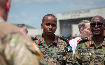 Djiboutian military visit the Kentucky Air Guard