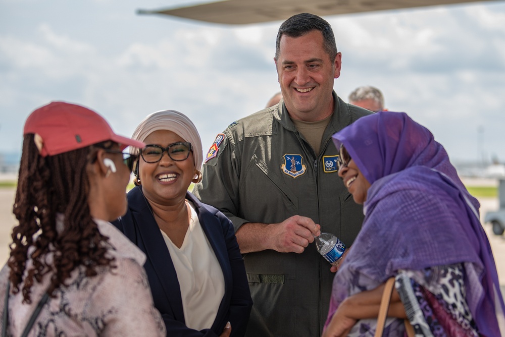 Djiboutian military visit the Kentucky Air Guard