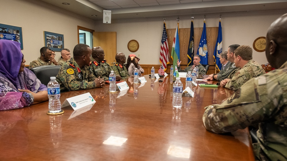 Djiboutian military leaders visit Kentucky Air Guard