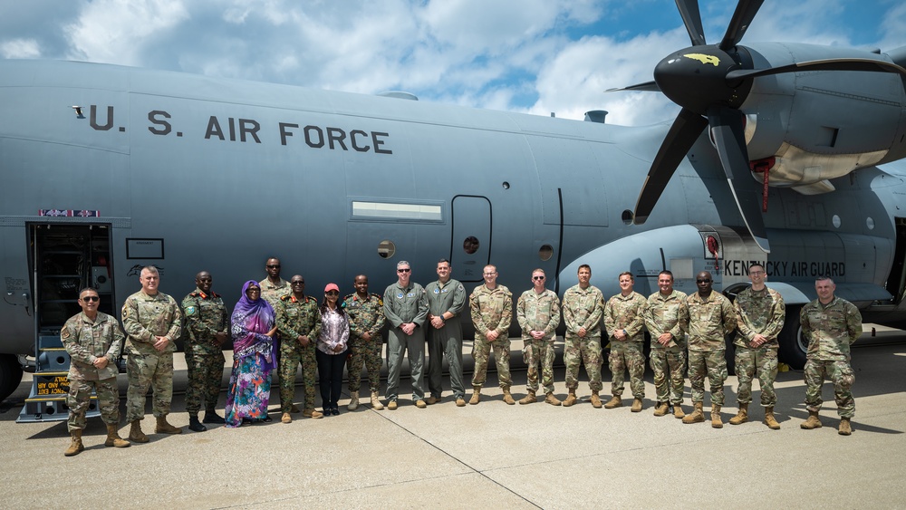 Djiboutian military leaders visit Kentucky Air Guard