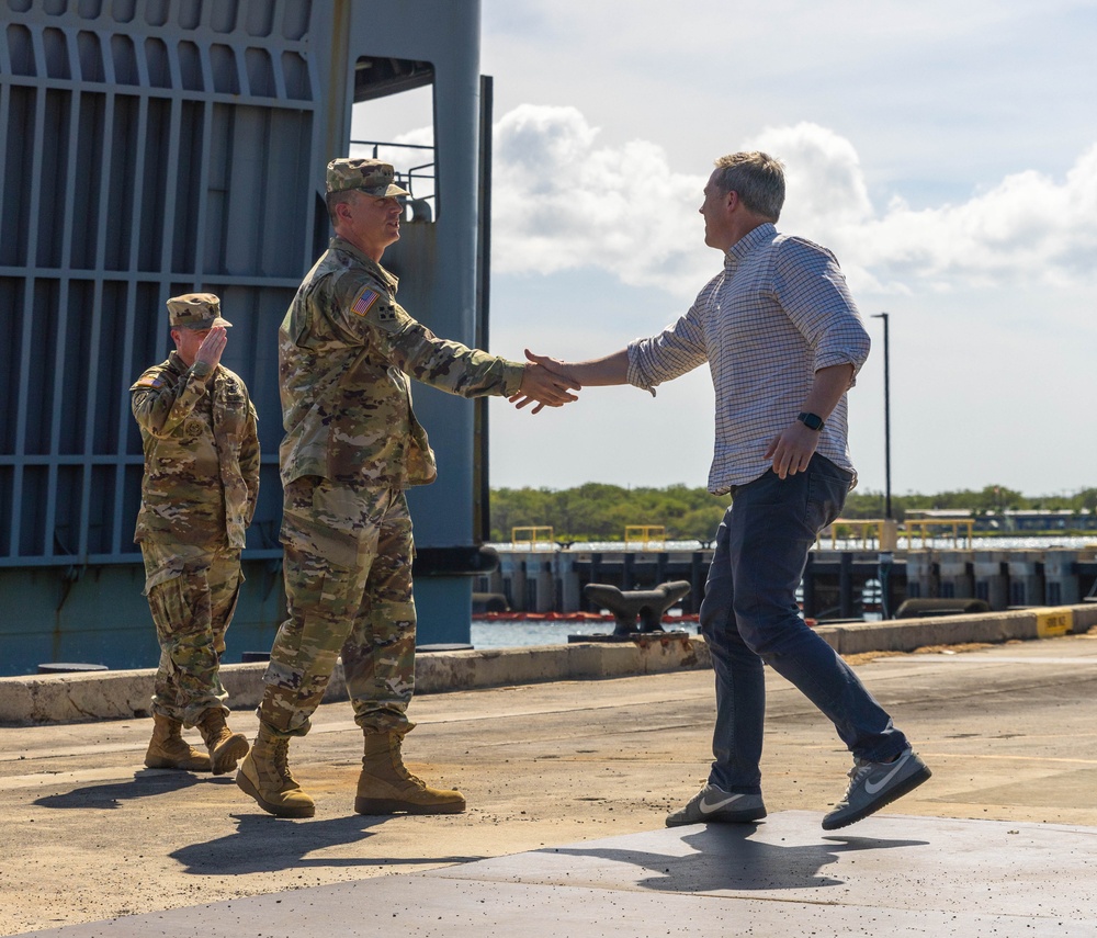 Secretary of the Army visits 8th TSC