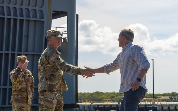 Secretary of the Army visits 8th TSC