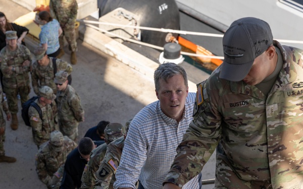 Secretary of the Army visits 8th TSC