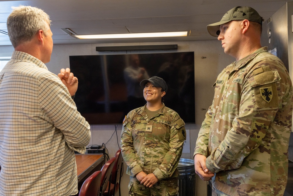 Secretary of the Army visits 8th TSC