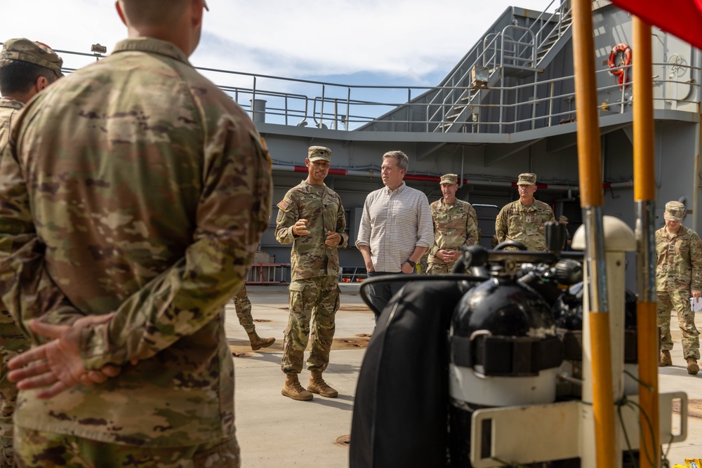 Secretary of the Army visits 8th TSC