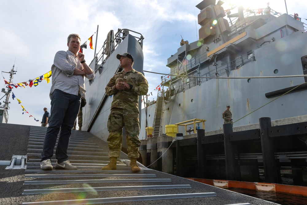 Secretary of the Army visits 8th TSC