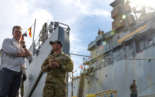 Secretary of the Army visits 8th TSC