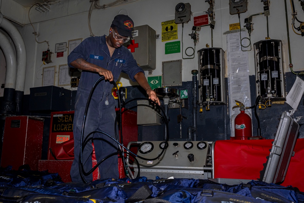 Daily Operations Aboard USS George H.W. Bush (CVN 77)