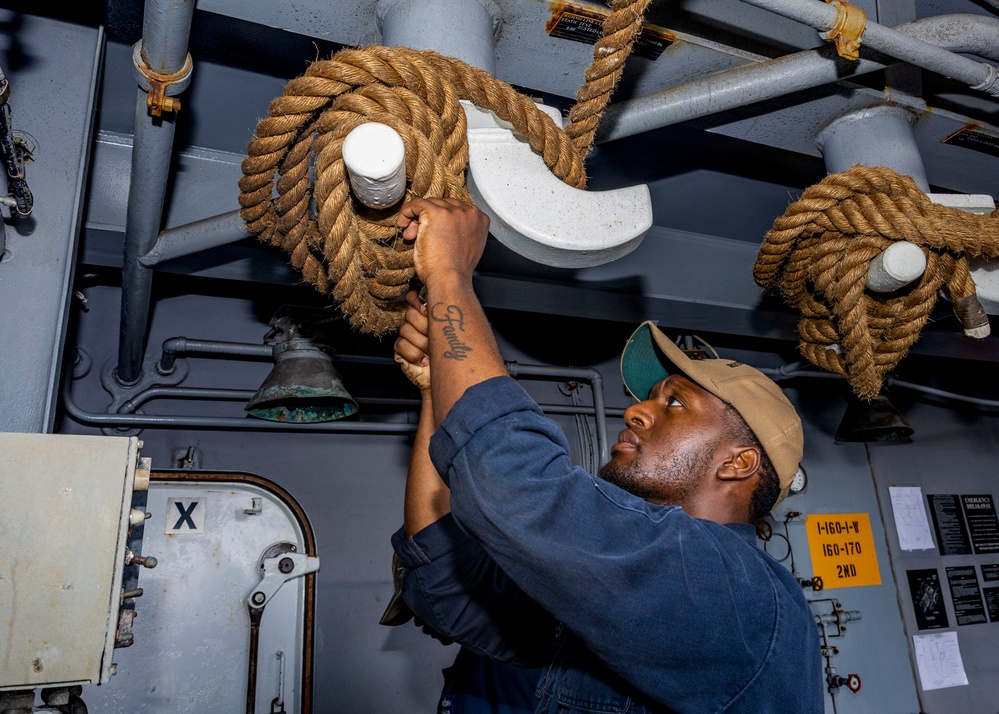 Daily Operations Aboard USS George H.W. Bush (CVN 77)