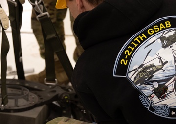 AKARNG Black Hawk maintainers conduct repairs on HH-60M