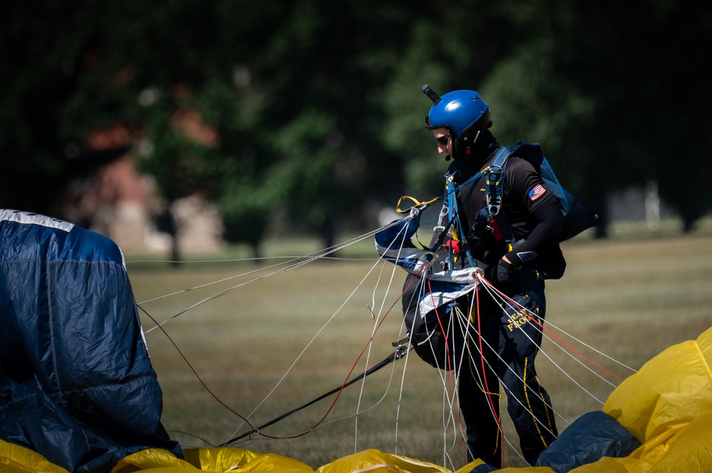 U.S. Navy "Leap Frogs" at Fort D.A. Russell Days