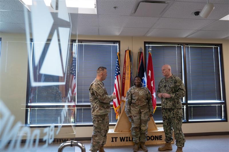 Joint Chiefs of Staff Vice Chair visits with Fort Knox leaders