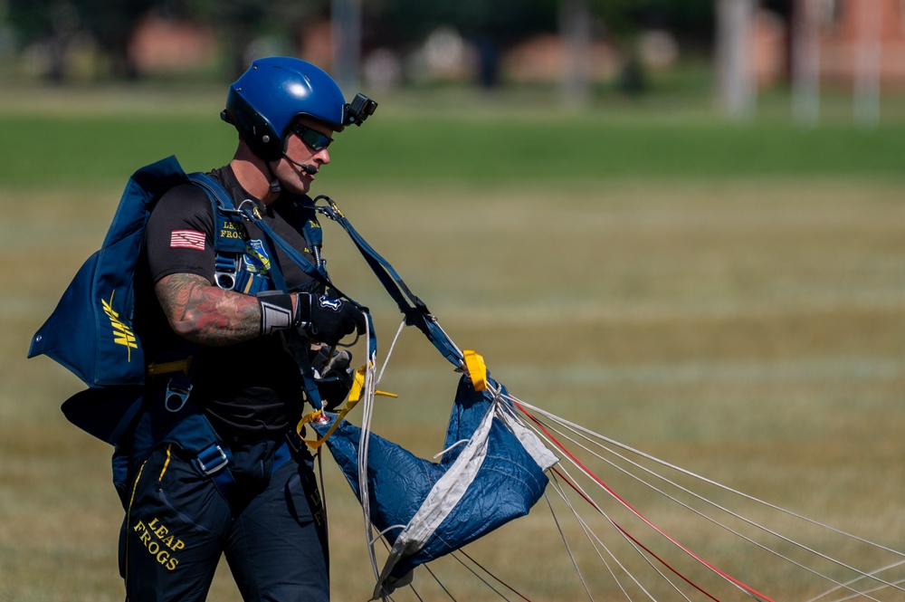 U.S. Navy "Leap Frogs" at Fort D.A. Russell Days