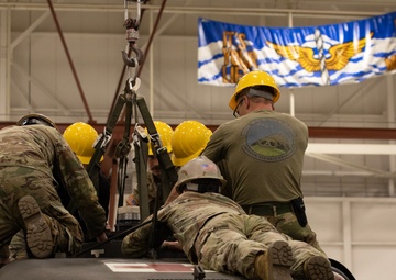 AKARNG Black Hawk maintainers conduct repairs on HH-60M