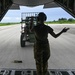 Airmen transport, offload cargo in support of DLE series operations in Tinian