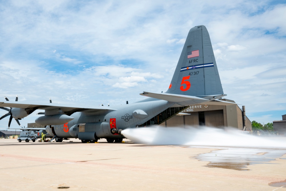 302d Airlift Wing activated for MAFFS 2025