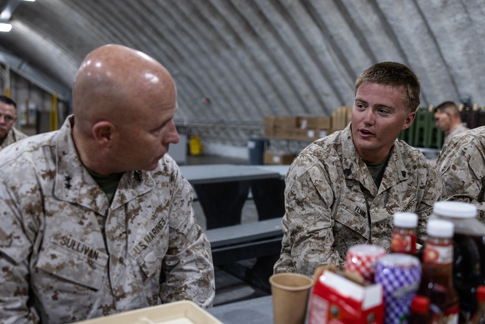 SLTE 4-25: Day 2 Division Commanding General Major General Sullivan Visits