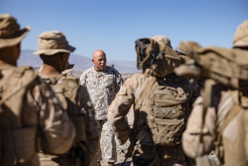 SLTE 4-25: Day 2 Division Commanding General Major General Sullivan Visits