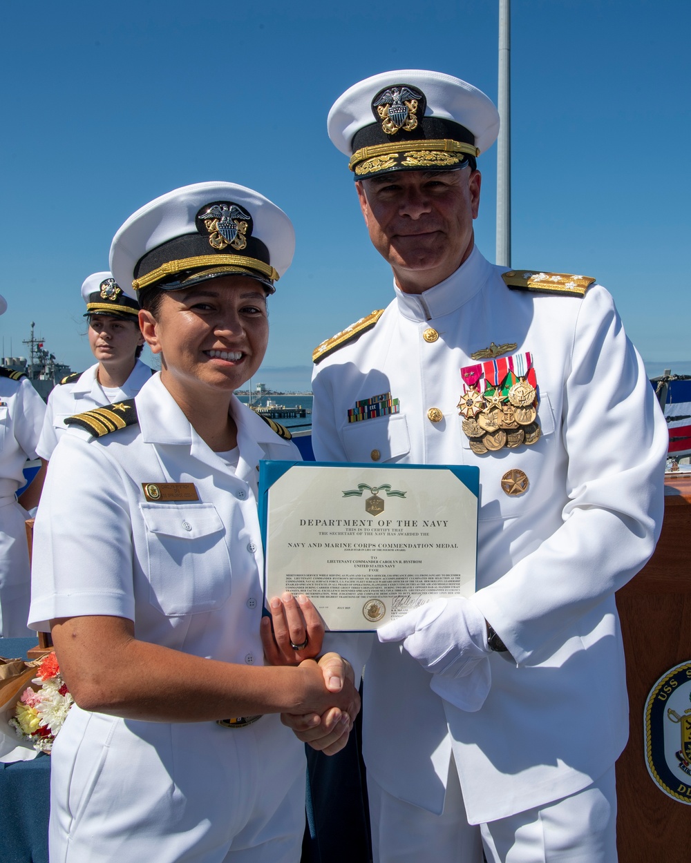 USS Spruance (DDG 111) Changes Command