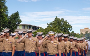 Camp Blaz Marines participate in the 81st Guam Liberation Parade