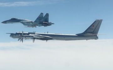 NORAD detects, tracks and intercepts Russian aircraft operating in the Alaska ADIZ