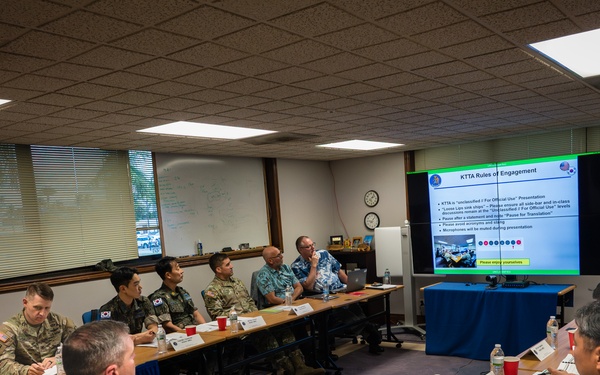 Pacific Integrated Air and Missile Defense Center Hosts Sixth Annual Korea Tabletop Academy with Japan Air Self Defense Force Observing