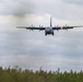 JASDF, USAF aircraft launch from  Malemute Drop Zone