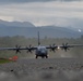 JASDF, USAF aircraft launch from  Malemute Drop Zone