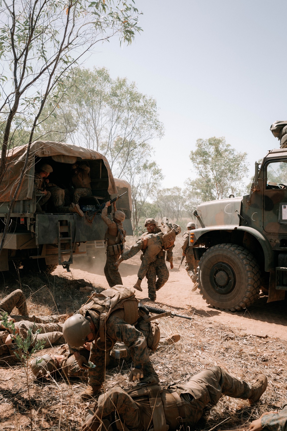 Talisman Sabre 25: U.S. Marines, Corpsmen and ADF conduct MASCAS drill