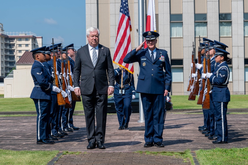 Ambassador Glass Visits U.S. Forces Japan