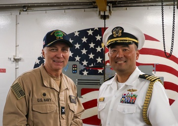 Republic of Korea ambassador to Fiji tours USS Frank Cable (AS 40)