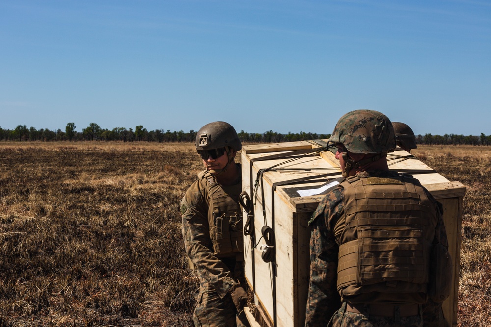 Talisman Sabre 25: MRF-D 25.3, VMGR 153 conducts Aerial resupply