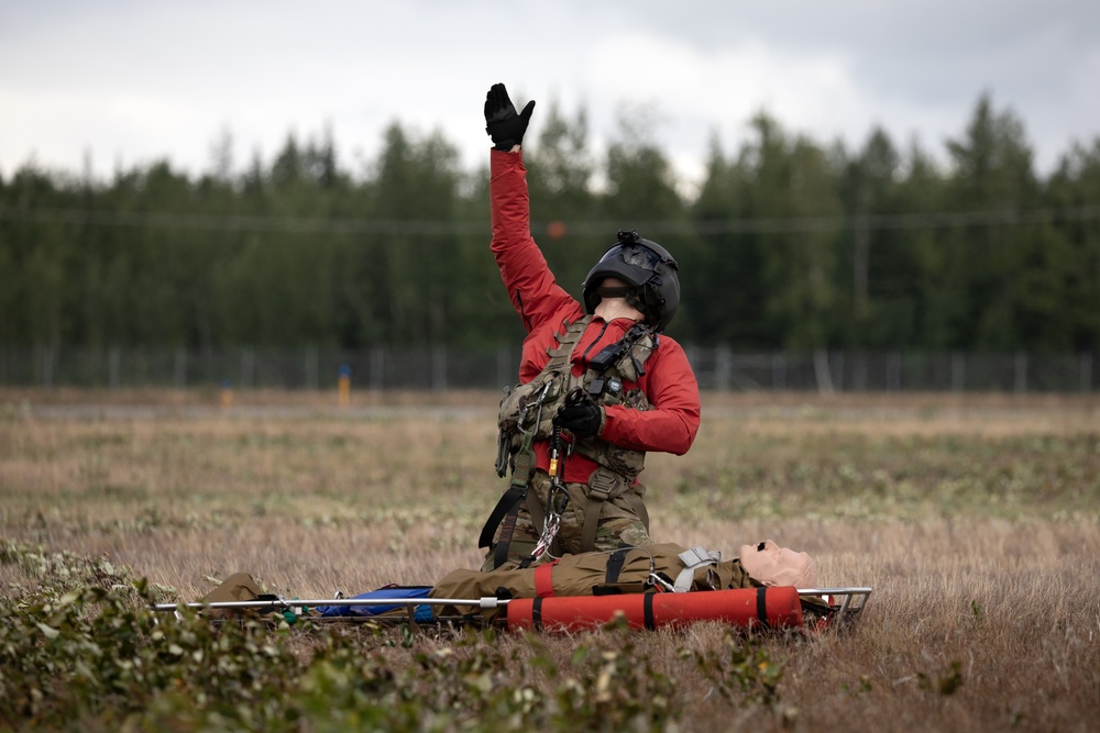 Alaska Army National Guard Black Hawk aviators host mission partners for multi-agency hoist symposium