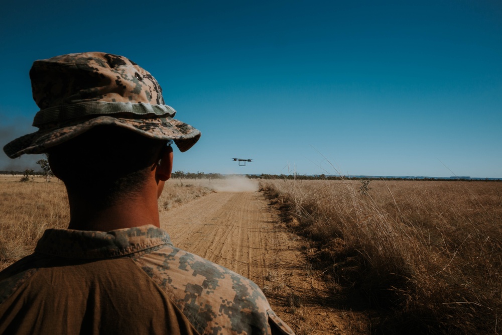 Talisman Sabre 25: MRF-D 25.3, VMGR 153 conducts Aerial resupply