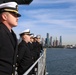 USS Frank Cable (AS 40) pulls into Sydney