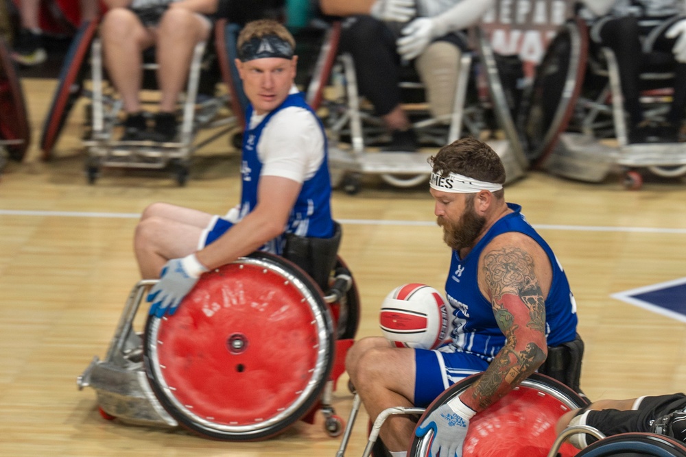 Team Air Force competes in wheelchair rugby semi-finals at 2025 Warrior Games
