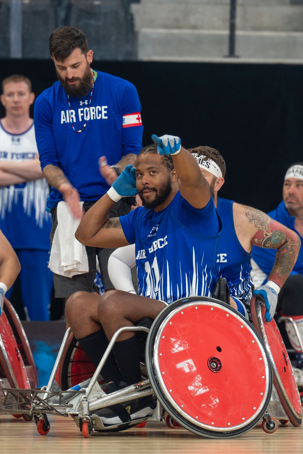 Team Air Force competes in wheelchair rugby semi-finals at 2025 Warrior Games