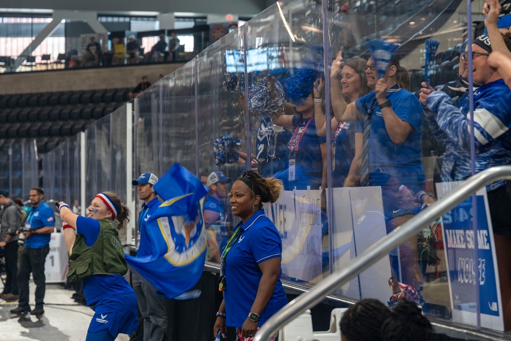 Team Air Force competes in wheelchair rugby semi-finals at 2025 Warrior Games