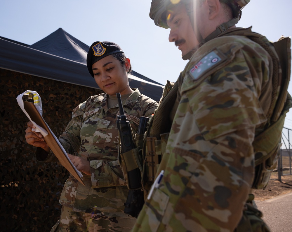 U.S. and Australian Security Forces work together